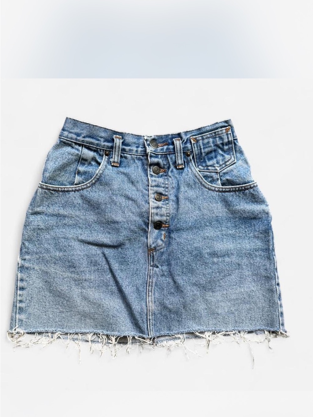 Vintage GAP Light Blue Denim Mini Skirt